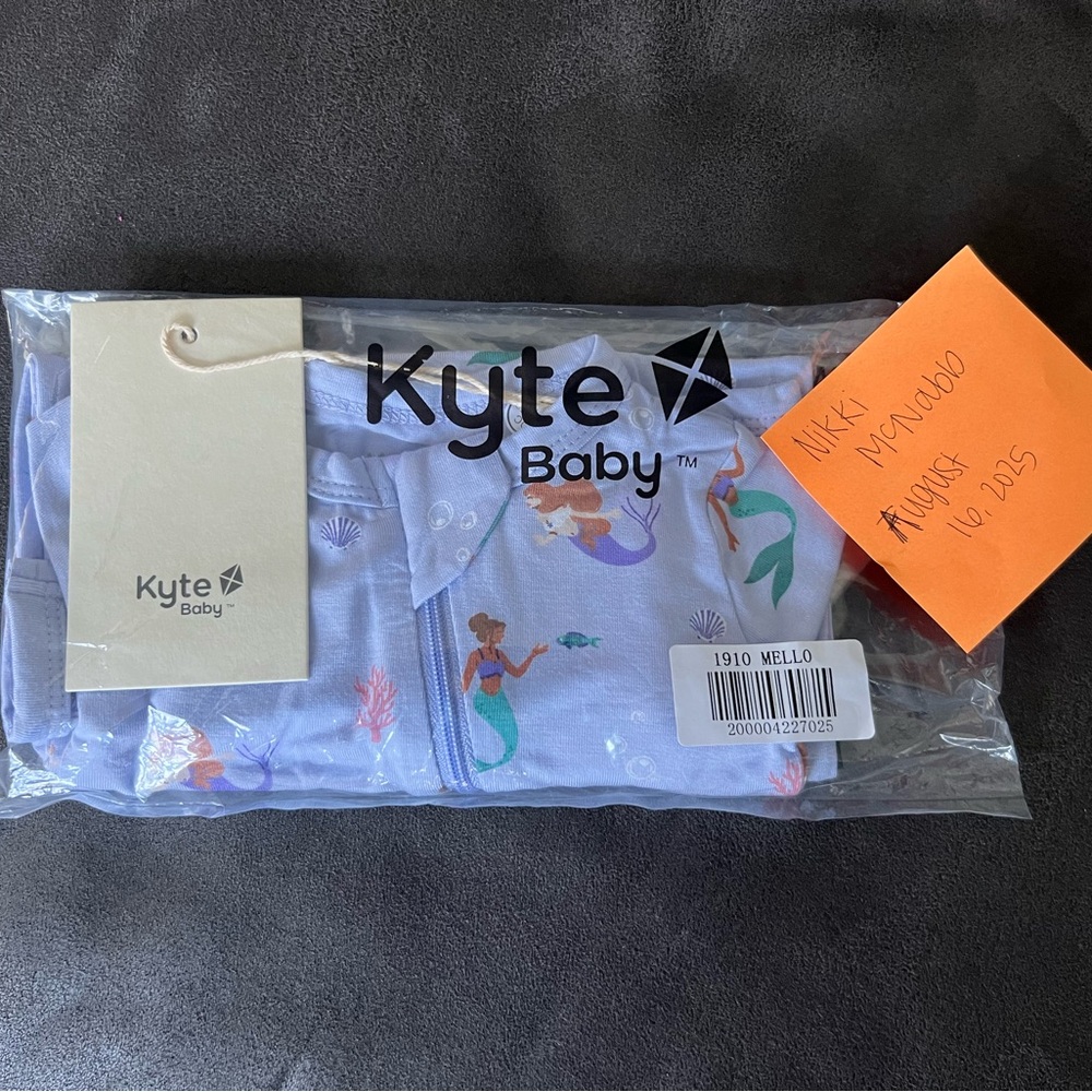 Kyte BABY Mermaid Zippered Romper